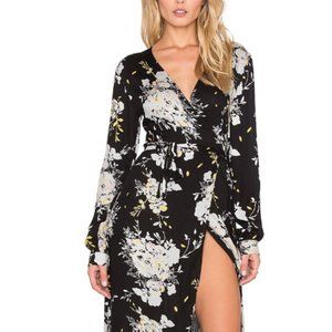 Black Wrap Dress from Revolve